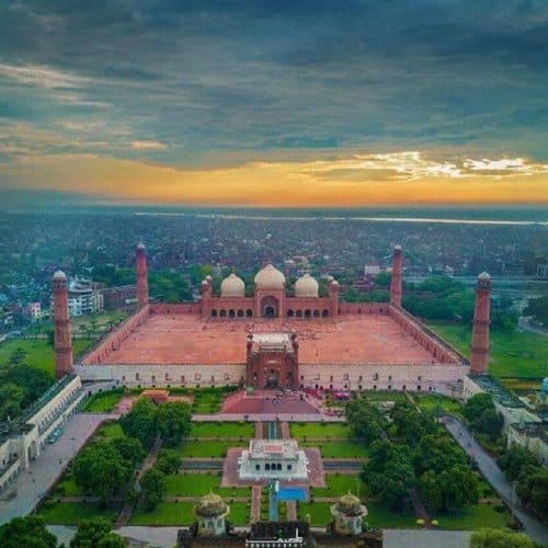 badshah Mosque in Lahore
