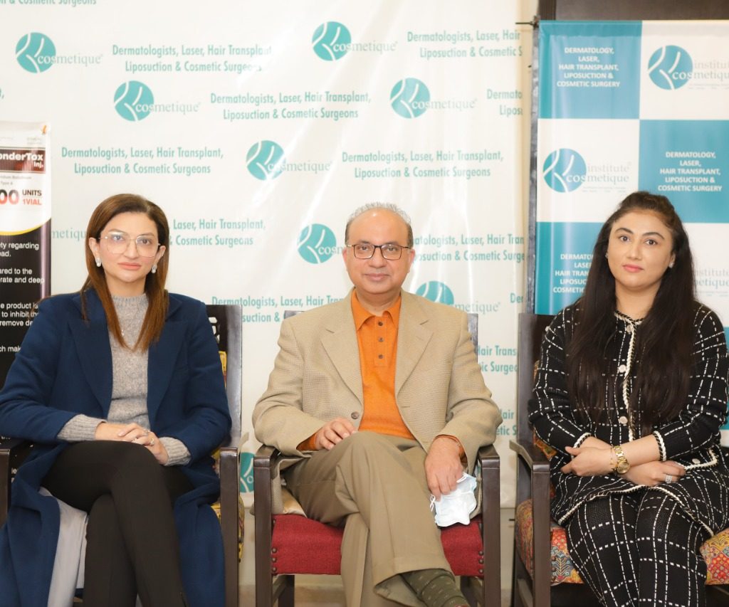 Prof. Dr. Azim Jahangir Khan,Dr. Amnah M Raj, Dr.Saima Malik ,Cosmetic surgery in Lahore